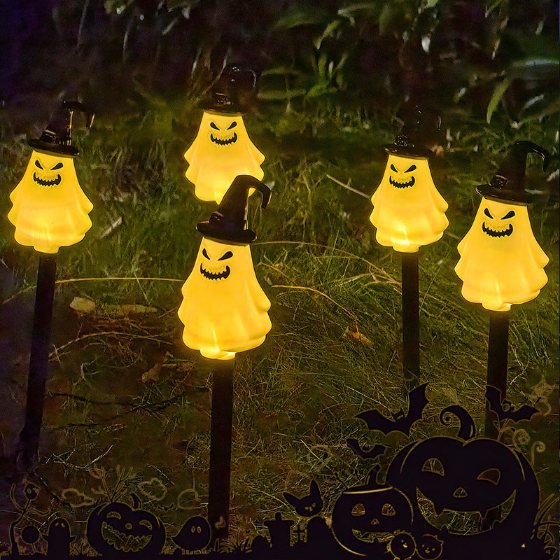 Πακέτο 6 ηλιακών φωτιστικών εδάφους LED για το Halloween