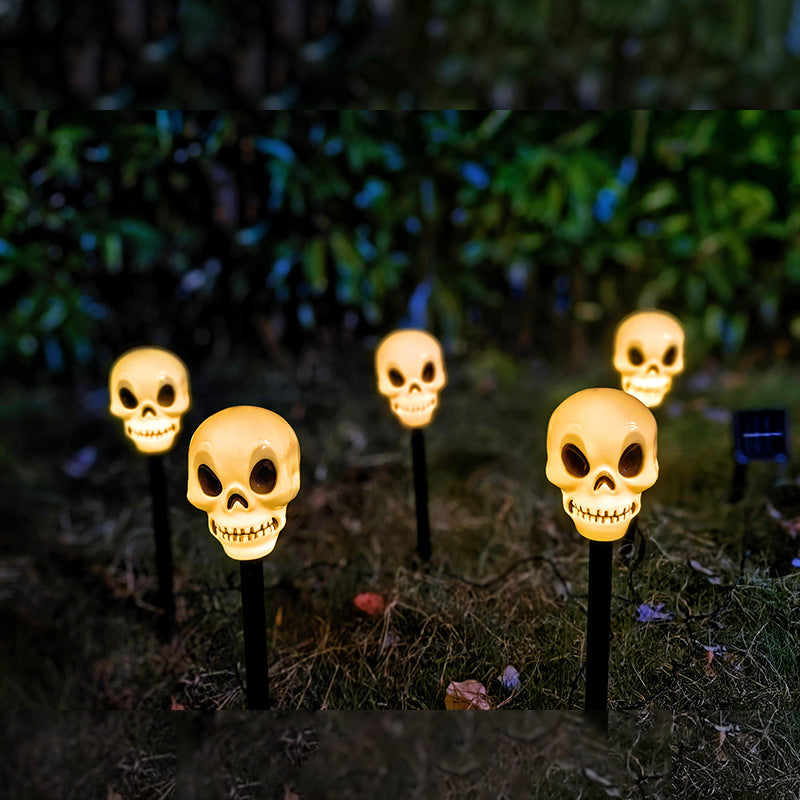 Πακέτο 6 ηλιακών φωτιστικών εδάφους LED για το Halloween