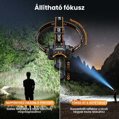 🔥 Erőteljes, rendkívül hosszú élettartamú fejlámpa