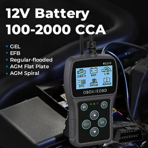 💥BT100 Autóakkumulátor-tesztelő 12 V-os terheléses tesztelő