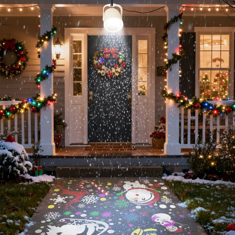 🎁Utolsó 50 szett elérhető 🧦📿Ingyenes rózsa nyaklánc🎄Karácsonyi mintás USB LED projektorfény🎁