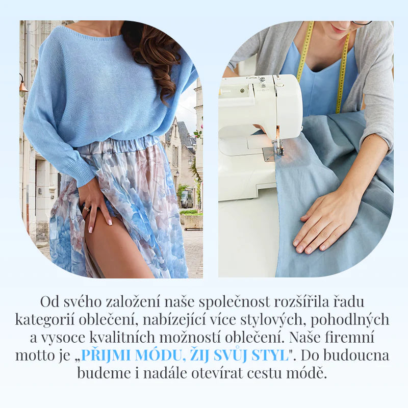 Μπλε σετ δύο τεμαχίων: μπλε τοπ με φιόγκο στην πλάτη και τούλινη φούστα
