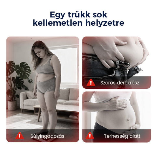 🏆 Rugós Fém Derékkiegészítő Farmerokhoz 🔩👖