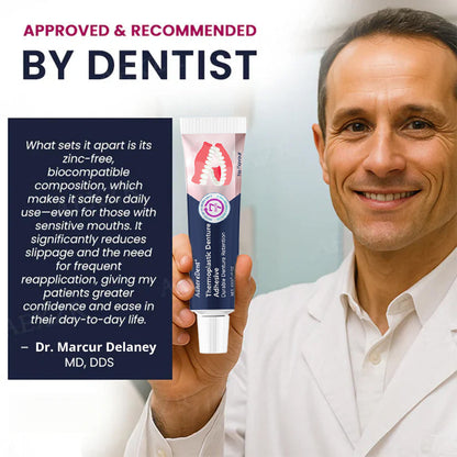 AdhereDent® termoplasztikus fogsorragasztó ⏳ Tartós fogsorrögzítés