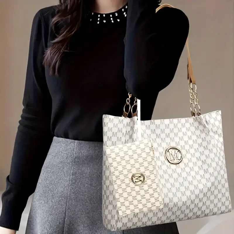 💕 Νέα Άφιξη 2025 👜 Γυναικεία Vintage Τσάντα Tote - Μεγάλη, Ελαφριά και Κομψή!