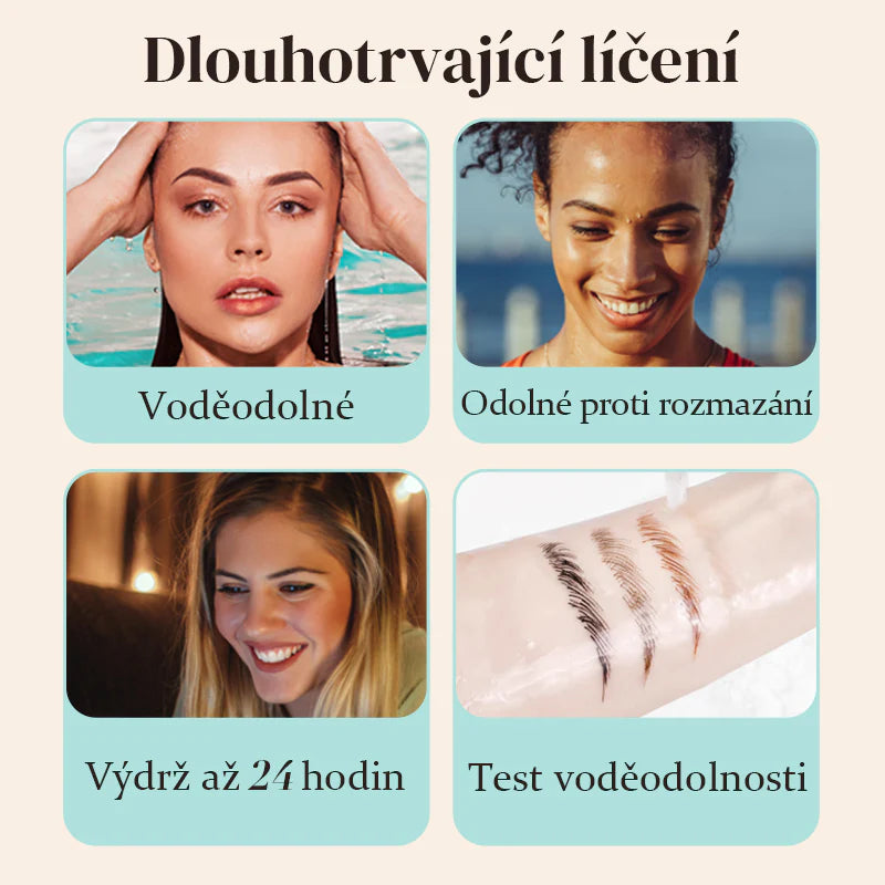 Πολυχρηστικό μολύβι φρυδιών με 4 άκρες (2 τεμ.)