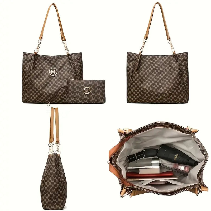 💕 Νέα Άφιξη 2025 👜 Γυναικεία Vintage Τσάντα Tote - Μεγάλη, Ελαφριά και Κομψή!