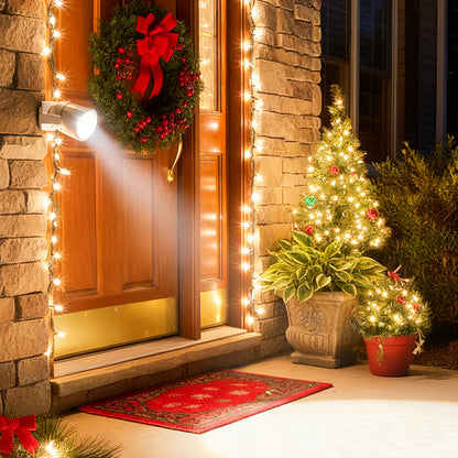 🎁Utolsó 50 szett elérhető 🧦📿Ingyenes rózsa nyaklánc🎄Karácsonyi mintás USB LED projektorfény🎁