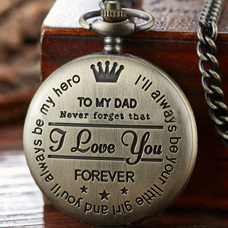 🎁Kvarc zsebóra lánccal