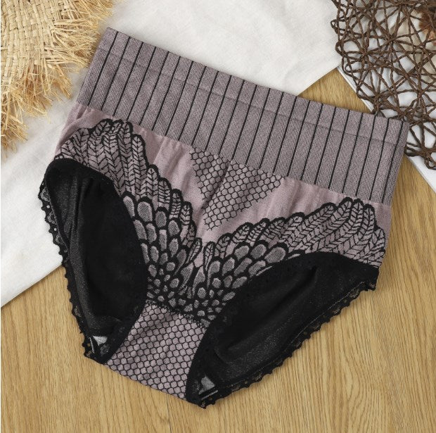 【🔥6pcs 🔥】 Νέα δαντέλα με υψηλή μέση γυναικεία εσώρουχα