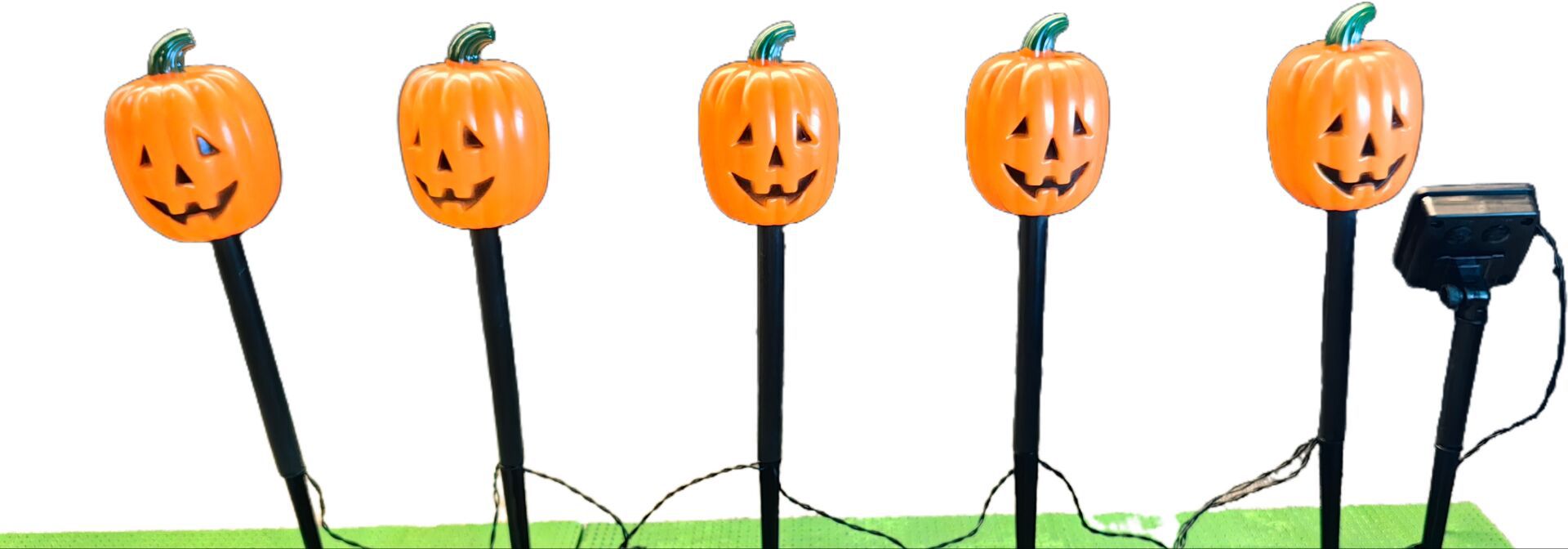Πακέτο 6 ηλιακών φωτιστικών εδάφους LED για το Halloween