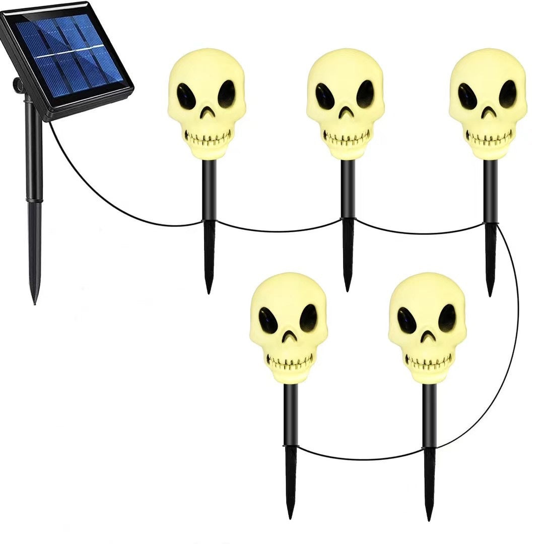 Πακέτο 6 ηλιακών φωτιστικών εδάφους LED για το Halloween