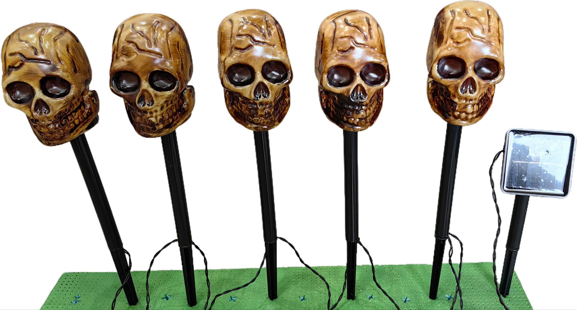 Πακέτο 6 ηλιακών φωτιστικών εδάφους LED για το Halloween