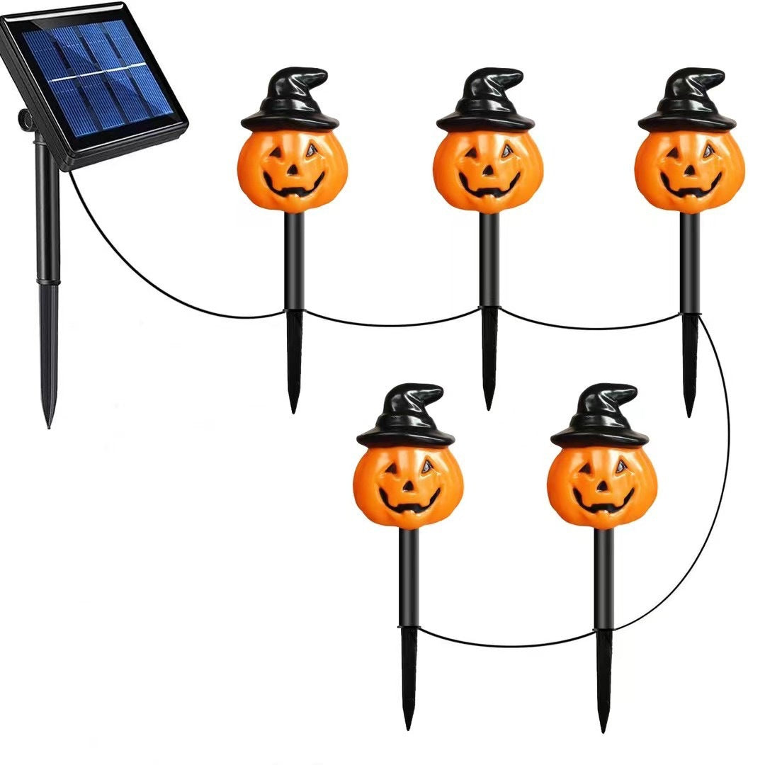 Πακέτο 6 ηλιακών φωτιστικών εδάφους LED για το Halloween