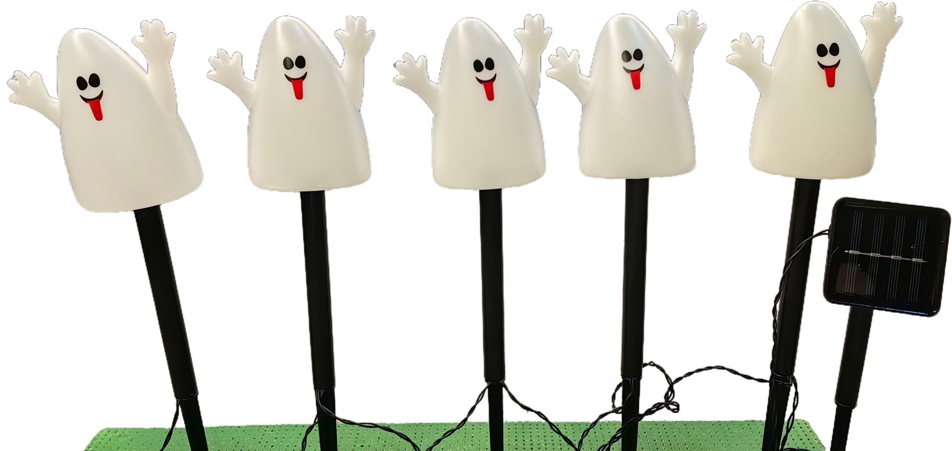 Πακέτο 6 ηλιακών φωτιστικών εδάφους LED για το Halloween