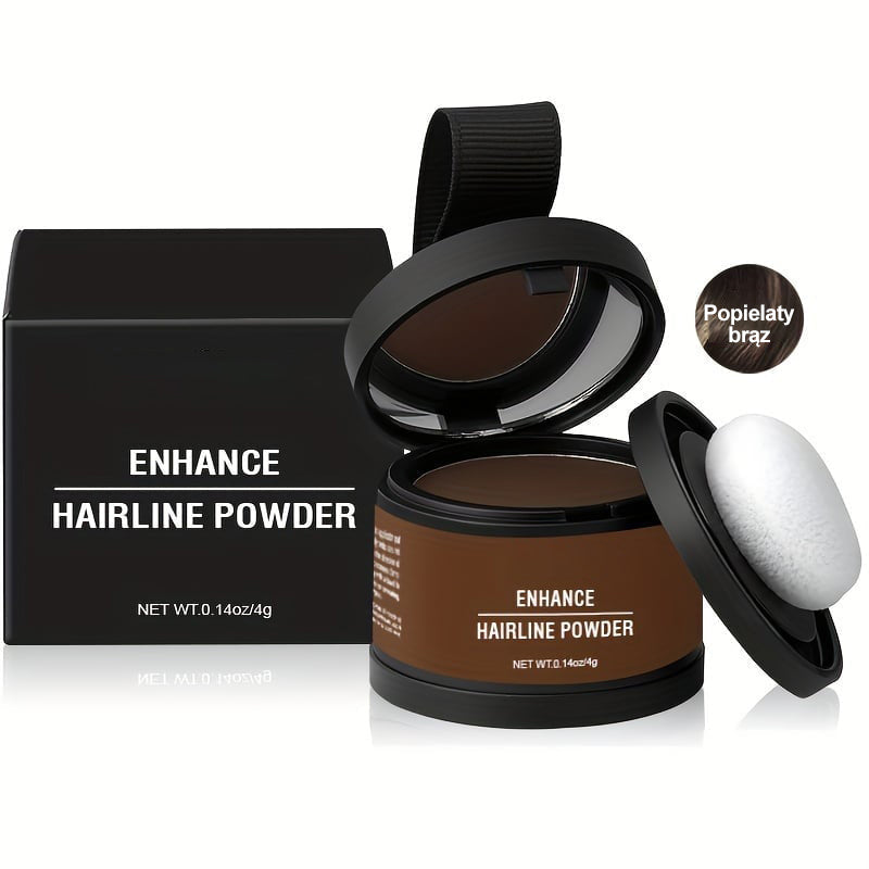 Πούδρα Hairline που καλύπτει άμεσα την τριχόπτωση, πούδρα μαλλιών για ρετούς ρουζ