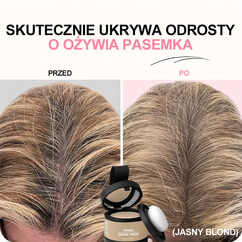 Πούδρα Hairline που καλύπτει άμεσα την τριχόπτωση, πούδρα μαλλιών για ρετούς ρουζ