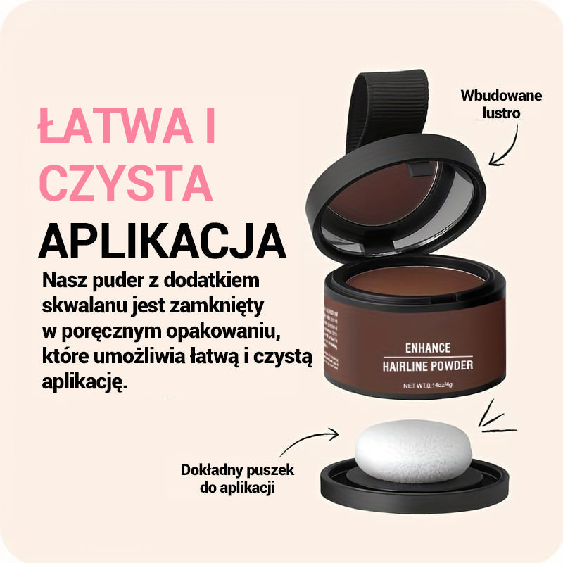 Πούδρα Hairline που καλύπτει άμεσα την τριχόπτωση, πούδρα μαλλιών για ρετούς ρουζ