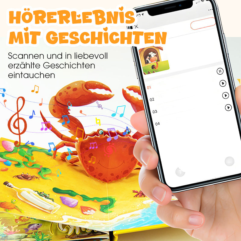 🎁Utolsó 50 szett elérhető 📿Ingyenes rózsa nyaklánc🦖 3D állatos témájú gyermekkönyvek - ✨ Lengyel hangoskönyvet tartalmaz