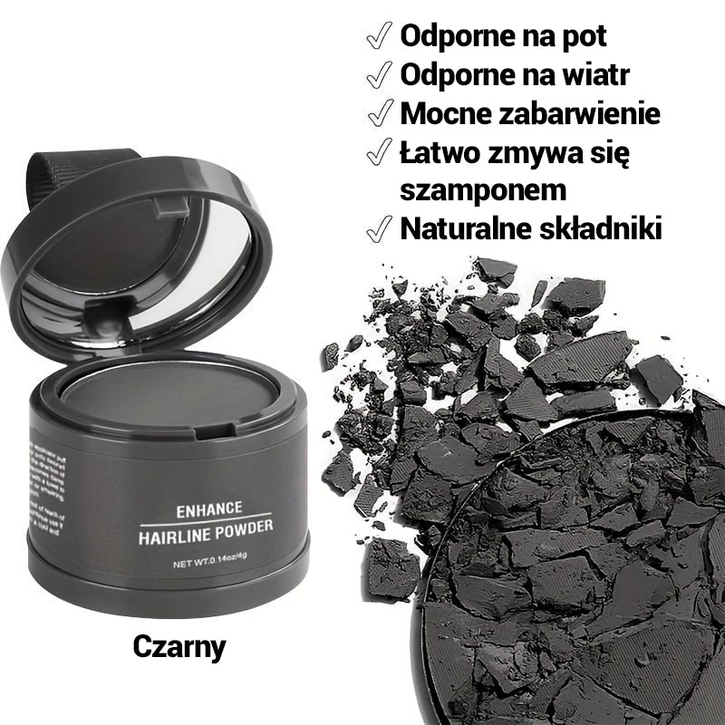 Πούδρα Hairline που καλύπτει άμεσα την τριχόπτωση, πούδρα μαλλιών για ρετούς ρουζ