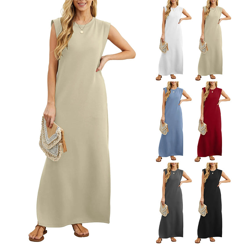 👗 Ελεύθερο από ρυτίδες casual φόρεμα για γυναίκες