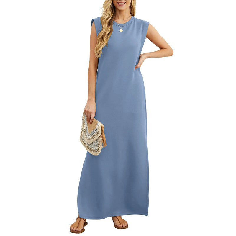 👗 Ελεύθερο από ρυτίδες casual φόρεμα για γυναίκες