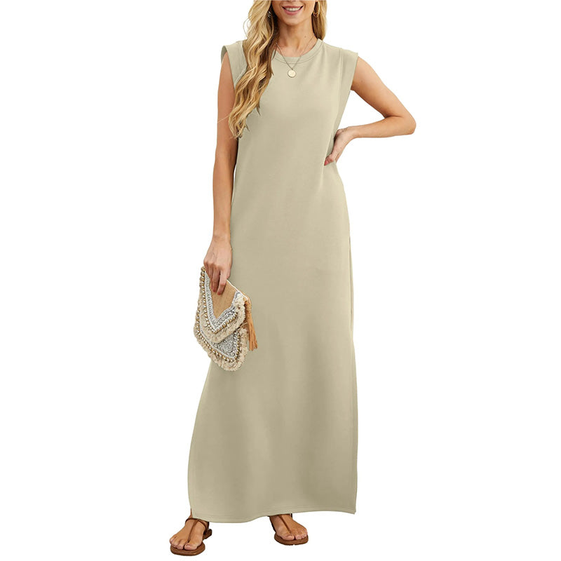 👗 Ελεύθερο από ρυτίδες casual φόρεμα για γυναίκες