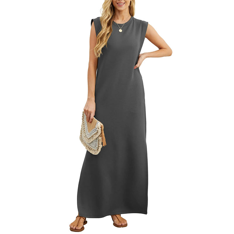 👗 Ελεύθερο από ρυτίδες casual φόρεμα για γυναίκες