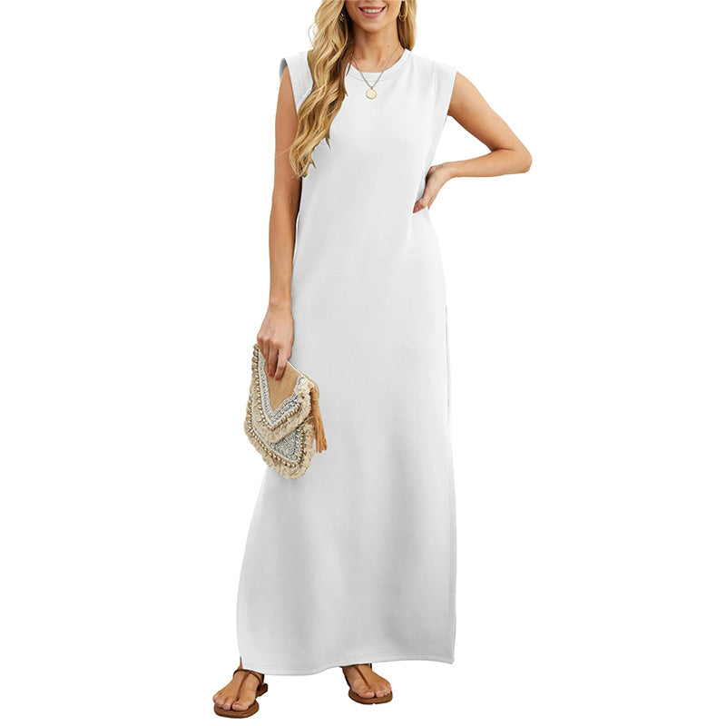 👗 Ελεύθερο από ρυτίδες casual φόρεμα για γυναίκες
