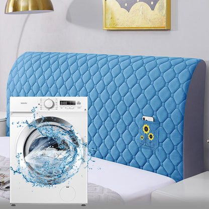 Rugalmas párnázott fejtámla-bútorhuzat