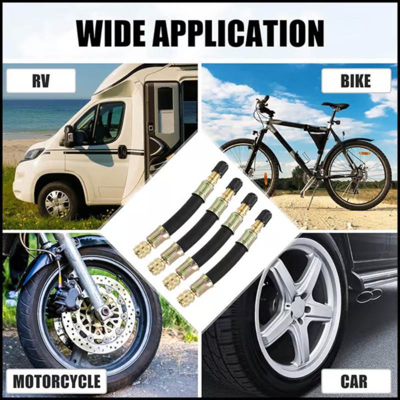 🔥 FORRÓ ELADÁS 🔥 Univerzális rugalmas gumiabroncs szelep hosszabbító 🌬️🚘