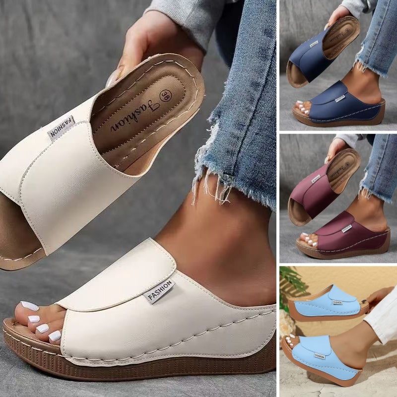 【EU 36-43】👡Γυναικεία σανδάλια με χοντρό ψαροκόκαλο