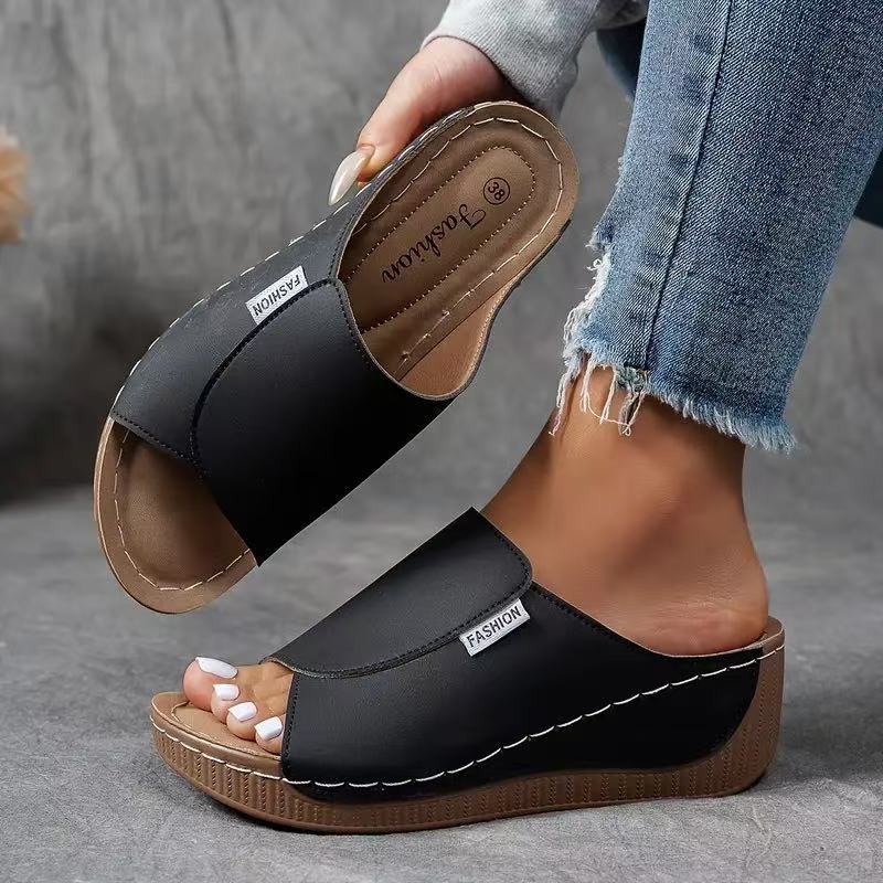 【EU 36-43】👡Γυναικεία σανδάλια με χοντρό ψαροκόκαλο