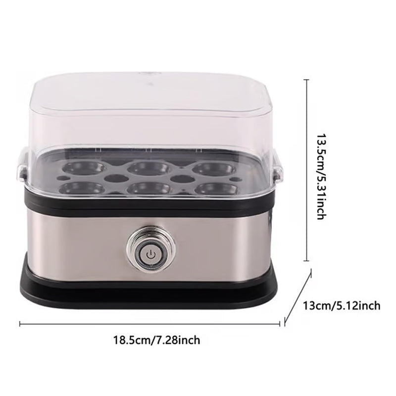 🔥 2025-ÖS NAGY AKCIÓ 50% KEDVEZMÉNY 🎉👩‍🍳 Multifunkciós tojáspároló átlátszó fedéllel 🥚💕