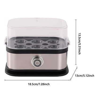 🔥 2025-ÖS NAGY AKCIÓ 50% KEDVEZMÉNY 🎉👩‍🍳 Multifunkciós tojáspároló átlátszó fedéllel 🥚💕