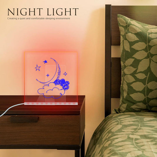 🎨Világító LED üzenetíró tábla✨