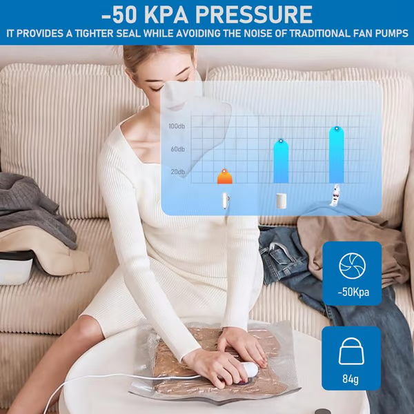 🔥 USB elektromos vákuum kompressziós zsák 🌬️✨
