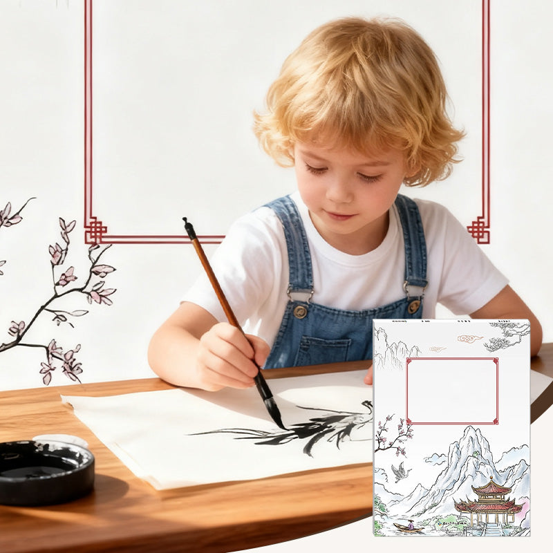 🎄🎁 Vízfestmény és kalligráfia másolása -👩‍🎨 Tapasztald meg a keleti kultúra varázsát 🖌️💕