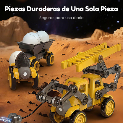 🚜Mágneses járműépítő készlet