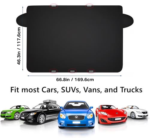 ⏰ Korlátozott idejű ajánlat🔥 Mágneses autó hópajzs