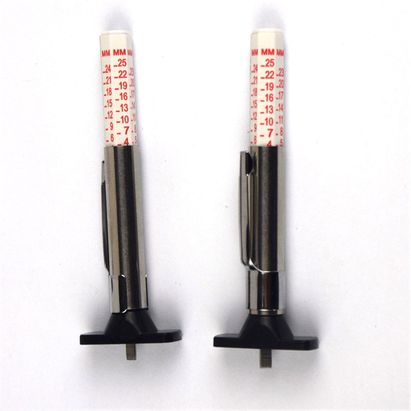 Hordozható autó gumiabroncs futófelület-mélységmérő